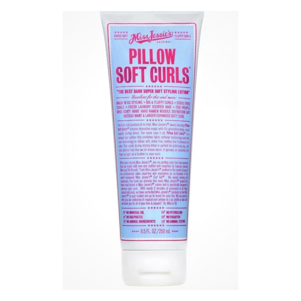Miss Jessie's Pillow Soft Curls Soft Hold Styling Cream  8.5 oz New & 1 oz Pack